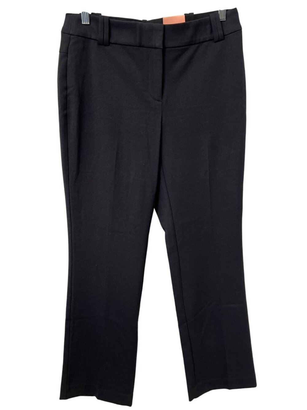 Maurices Trouser Pants Size 5/6 Flat Front Black Minimalist Career Office NEW